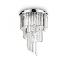 Stropní svítidlo Ideal lux 168937 CARLTON PL12 CROMO 12xE14 40W chrom