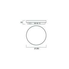 Sylvania 0043511 stropné svietidlo START SURFACE SLIM IP54 ROUND 1900lm 2CCT D WH