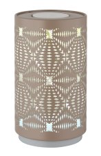 GLOBO 21018CH AMIYAH dotyková stolná lampička V140mm LED 1W 40/15lm 6000K+RGBW champagne ON/OFF