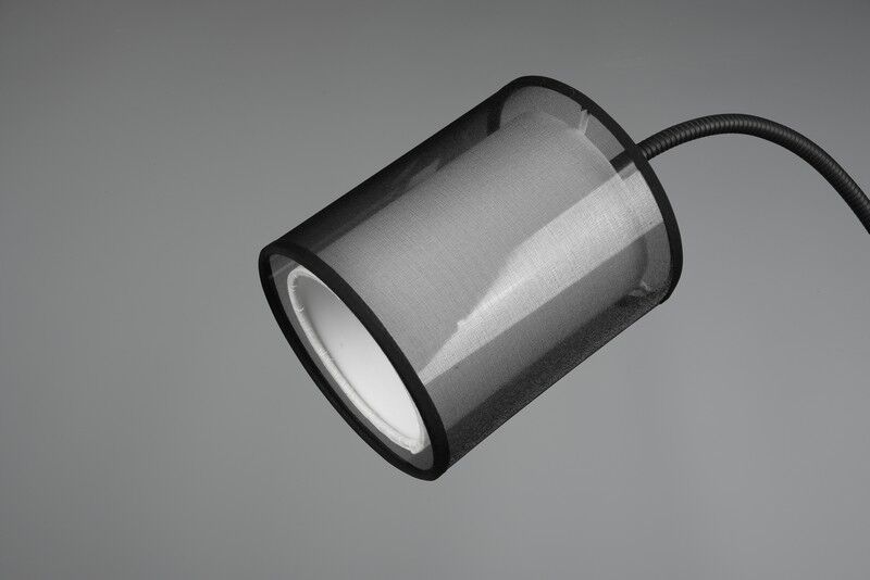 TRIO 411400232 BURTON stojaca lampa 1xE27, 1xE14 V1740mm  čierna matná, dymová