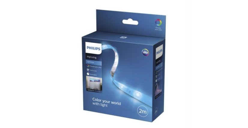 Philips 70101/31/P6 LightStrips RGB LED pás 2m RGB 7-farieb 8W=130lm