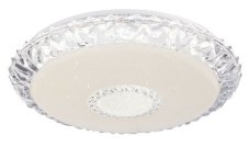 GLOBO SMART LIGHT 48413-40SH EDDIE stropní svítidlo LED D500mm V100mm 40W/2980lm 2700-6500K bílá, opál, stmívatelné, dálkový ovladač, starlight