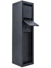 9702201012 LUTEC MAINS venkovní zásuvková skříňka 3500W černá IP54 (německý typ s bočním uzemněním)