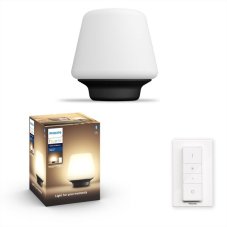 Philips Hue White Ambiance 8719514341418 Wellness stolní lampička D186mm 1xE27 +SWITCH 9,5W/806lm 2200-6500K čierna bluetooth