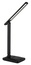 GLOBO 58481S LORNA dotykové stolní svítidlo LED 3W 270/150lm 2800-6500K černá, USB Cable incl.