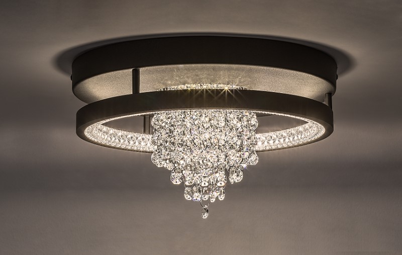 RABALUX 71352 Maribell stropní svítidlo D300mm LED 20W/2400/1000lm 3000-4000K černá, DIP switch