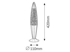 Rabalux 4114 lávová lampa Glitter