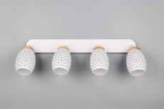 TRIO Reality R81574031 BIDAR stropní bodové svítidlo/spot 4xE14 bílá matná