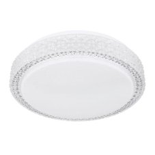 GLOBO 41749-12 OVI stropní svítidlo LED D260mm 12W/980lm 3000-4500-6500K bílá, opál, starlight efekt