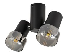 RABALUX 73053 Hatice stropné bodové svietidlo/spot 2xE14 čierna, dymová