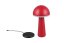TRIO Reality R57716110 FUNGO venkovní stolní lampa SMD LED V310mm 2W/200lm 3000+4000+6500K IP54 červená, černá, nabíjecí baterie, USB-C port, nabíjecí stanice