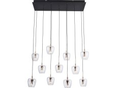 LED závesné svietidlo 3900 lm 3000K čierno zlaté Zuma Line NELSON MD2291-11B-3BGT