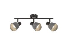RABALUX 73007 Farelia stropné bodové svietidlo/spot 3xE14 čierna, šedá