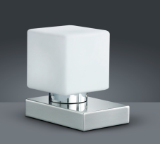 TRIO 590200107 TILL II dotyková stolná lampička 1xE14 matný nikel ON/OFF