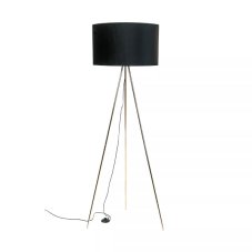 Stojací lampa 1x E27 černá Zuma Line INGA H06-GD-BK