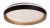 RABALUX 71308 Ladan stropní svítidlo D500mm LED 48W/3000lm 3000-6500K hnědá, zlatá, bílá, stmívatelné, dálkový ovladač