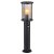 GLOBO 31362S GRACEY vonkajšie stojanové svietidlo/stĺpik so senzorom V600mm 1xE27 IP54 matná čierna, dymová