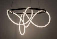 RABALUX 72191 Montema závěsné svítidlo D600mm LED 54W/4480lm 4000K černá, bílá