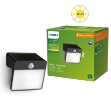 Philips 8720169265448 Outdoor solar Yarixa solární nástěnné svítidlo se senzorem LED 2,2W 250/25lm 2700K IP44 černá