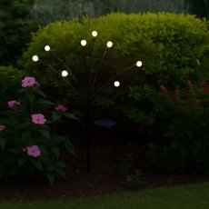 Solárne svietidlo dekoračné LED 3000K čierna IP44 Rabalux Tavira 77043