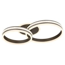 GLOBO 67314-50 GROUNI stropné svietidlo LED 50W/2600lm 2700-6000K titánová, biela, diaľkový ovládač