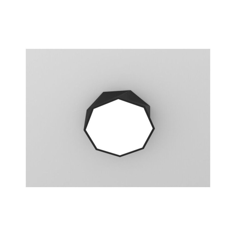 Immax 07130-B40 NEO DIAMANTE stropní svítidlo LED D400mm 31W/1850lm 2700-6500K matná černá, dálkové ovládání