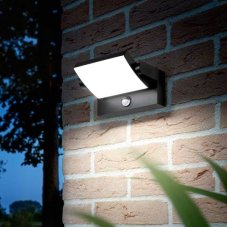 Ideal lux 326870 OUTDOOR SWIPE venkovní nástěnné svítidlo se senzorem LED 21W 2000/1390lm 3000K IP54 šedá