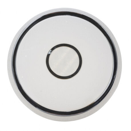 GLOBO 48389-40 DANI stropní svítidlo LED D500mm 40W/3100lm 3000-6500K bílá, chrom, opál, stmívatelné, dálkové ovládaní, starlight efekt, krištálový efekt