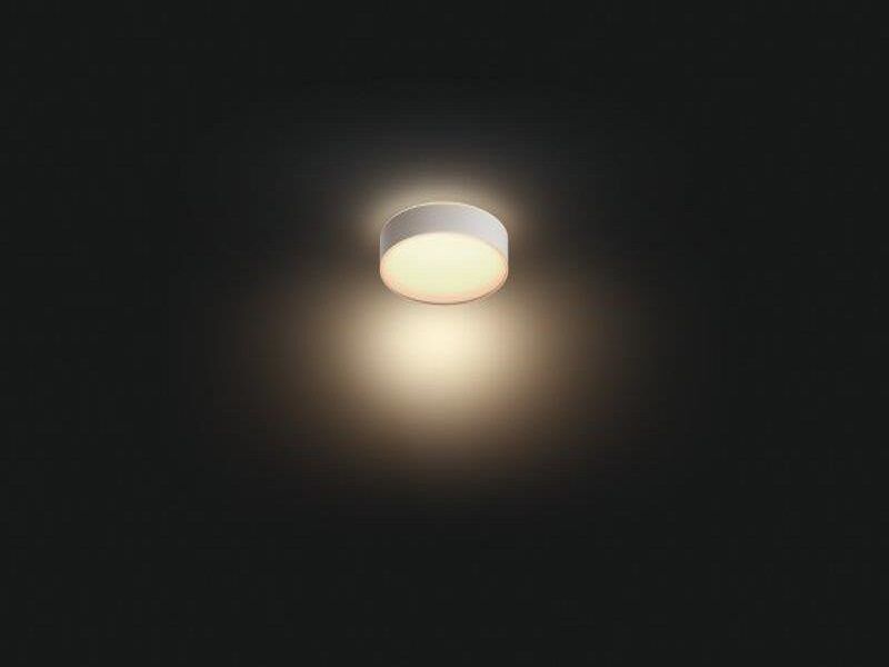 Philips HUE LED White Ambiance 41159/31/P6 Enrave M stropní svítidlo 19,2W 2450lm 2200-6500K 38,1cm bílé stmívatelné BlueTooth + HUE Switch