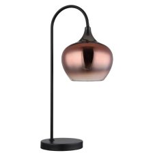 GLOBO 15548TG MAXY stolní lampa V540mm 1xE27 černá, měděná