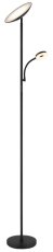 GLOBO 58011 SKOPO stojacia lampa V1790mm LED 20W 1900/1100lm 3000+4000+6500K čierna, 3StepDIM