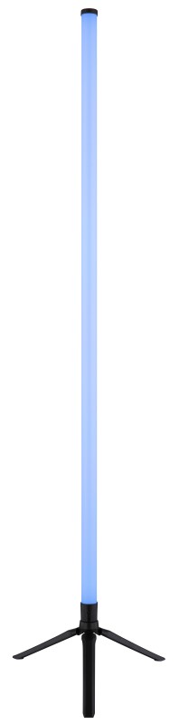 GLOBO 28062 ROCKY dekorační osvětlení - stojací lampa V1130mm LED 7 RGB černá, dúhový efekt, USB Cable incl., dálkový ovladač