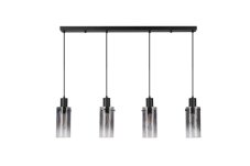 RABALUX 72039 Fumea závěsné svítidlo 4xE27 černá, kouřová