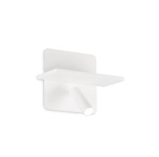 Ideal Lux 287317 PIANO nástěnné svítidlo s vypínačem LED 11,5W 830/540lm 3000K bílá