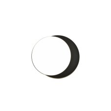 LUTEC 5205801012 GOLETA exteriérové stropní svítidlo LED D300mm 24,3W/1700lm 3000+4000K IP44 černá