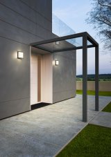 REDO 90241 SCRIGNO exteriérové nástěnné svítidlo POWER LED 17W 1054lm 3000K IP65 tmavě šedá