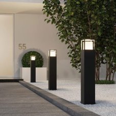 TRIO 477860142 WITHAM venkovní stojanové svítidlo/sloupek SMD LED V800mm 14,5W/1450lm 2300+3000+4000K IP54 antracitová