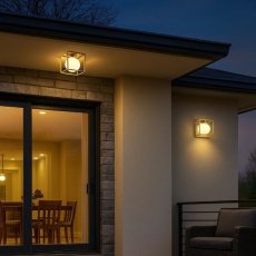 Vonkajšie stropné svietidlo 1x E14 zlatá IP44 Rabalux Modane 75070