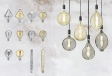 TRIO 902-479 DIAMANT LED žiarovka filament E27 4W/360lm 2700K D110mm jantárová dekoračná - tvar diamantu