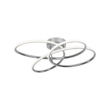 RABALUX 6955 Piero stropné svietidlo LED 30W/2000lm 3000K chrómová, biela