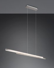 TRIO Reality R37882107 ODIO závesné svietidlo SMD LED 22W/2500lm 3000K nikel matný