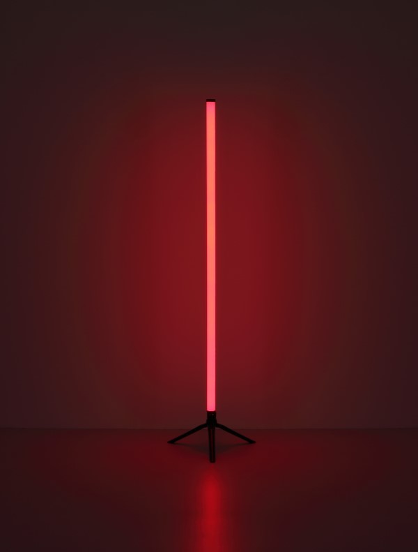 GLOBO 28062 ROCKY dekorační osvětlení - stojací lampa V1130mm LED 7 RGB černá, dúhový efekt, USB Cable incl., dálkový ovladač