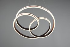 TRIO 326210132 NURIA/YARA závesné svietidlo LED D600mm 60W/7200lm 2300+3000+4000K matná čierna, switchdimmer