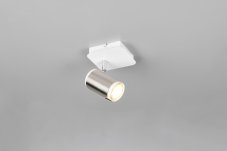 TRIO 814570107 GILLAN nástenné bodové svietidlo/spot s vypínačom 1xGU10 nikel matný