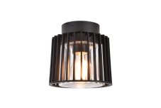 LUTEC 6397501012 SHYNE vonkajšie stropné svietidlo D161mm E27 IP54 čierna