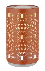 GLOBO 21018R AMIYAH dotyková stolní lampička V140mm LED 1W 40/15lm 6000K+RGBW matná měděná