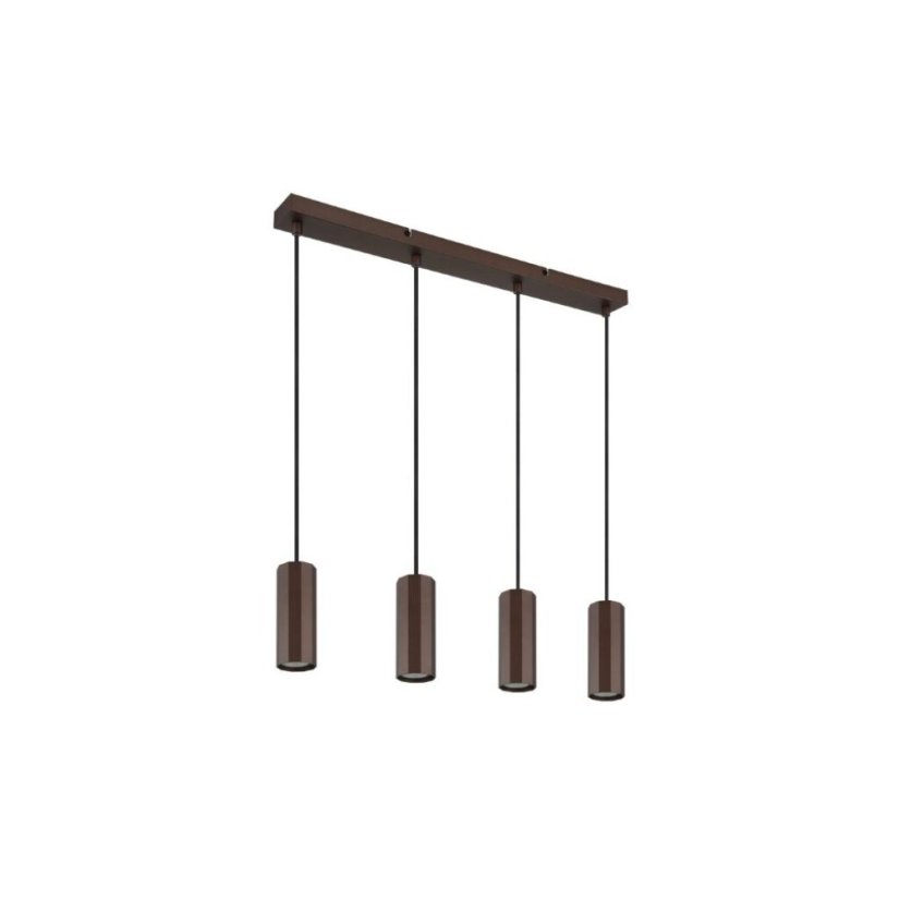 GLOBO 57919-4H JAMES závěsné svítidlo 4xGU10 bronzová hnědá