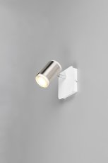 TRIO 814570107 GILLAN nástenné bodové svietidlo/spot s vypínačom 1xGU10 nikel matný