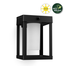 Philips 8720169263871 UltraEfficient Solar Camill solární nástěnné svítidlo se senzorem LED 1,4W 250/25lm 3000K IP44 černá