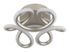 GLOBO 67386-24S MELISAND stropní svítidlo D260mm LED 24W 3000/1320lm 2700+4000+6000K stříbrná, opálová